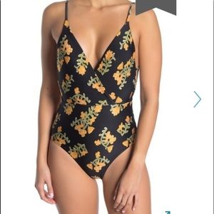 ViX Floral Madelena One-Piece Swimsuit NWT M